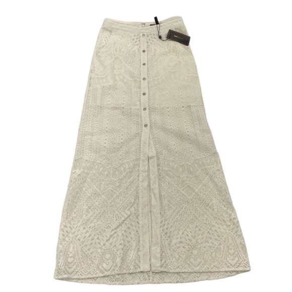 NWT BCBGMaxAzria Harper Lace Maxi Skirt 0 - Picture 10 of 14